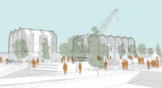 Commercial architects residential masterplanning for dockyard